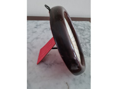 Miniatura ovale  raffigurante figura femminile, fine  '800, firmato