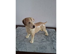 Figurina inglese labrador vintage in ceramica,
