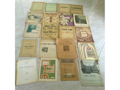 n° spartiti musicali dal 1897 al 1973