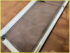 Zanzariera Alluminio A Rullo Pronta 130 x 110
