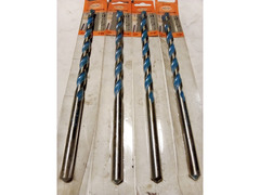 lotto 4 punte diametro 12 mm lunghezza 250 mm