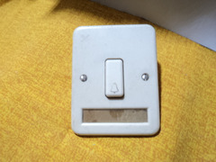 Pulsante Campanello con Targhetta portanome per scatola tonda VINTAGE