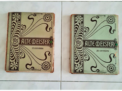 Cromolitografie  d'epoca serie "Alte  Meister" ( Grandi Maestri ) n° 2 cartelle