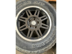 Cerchi in lega Jeep Wrangler JK 17X7.5 e gomme 245/75R17