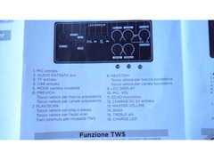 Cassa Amplificata Bluetooth 80 watt + microfono