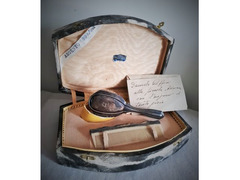 Antico Necessaire Argento 800 fine anni '30 da bambina