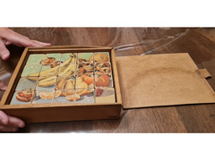 Gioco dei cubi  scatola Puzzle  del 1950 circa ,n° 20 cubi