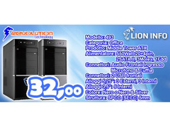 Case PC Middle Tower ATX 550Watt Linea Completa Revolution Technology