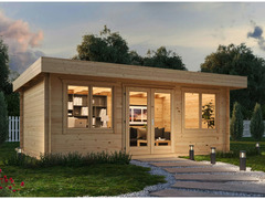 Casa da giardino con tetto piano modello Lino 28 - art. GHF21864