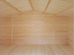 CASETTA DI LEGNO  spessore 40 mm  ( mq 20.7 ) doppi vetri Art. BISCEGLIE