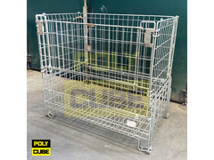 Ceste in filo metallico zincate usate