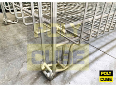 Ceste in filo metallico zincate usate