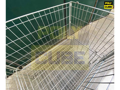 Ceste in filo metallico zincate usate