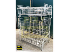 Ceste in filo metallico zincate usate