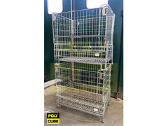 Ceste in filo metallico zincate usate