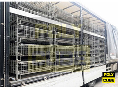 Ceste in filo metallico zincate usate