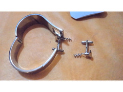 Bracciale + Gemelli in Acciaio