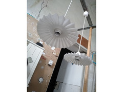 COPPIA DI LAMPADARI DA SOFFITTO VINTAGE ANNI 60