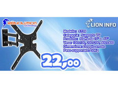 Staffa per Televisore LED o LCD fino al 55" e peso 30Kg Revolution Technology