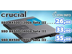 Hard Disk Solido SSD e M2 2280 Crucial e Western Digital