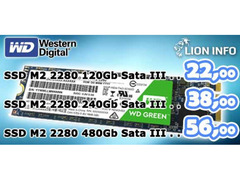 Hard Disk Solido SSD e M2 2280 Crucial e Western Digital