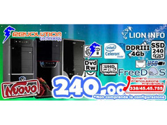 Computer intel Celeron 1,99Ghz DDRIII 4Gb SSD 240Gb Revolution Technology