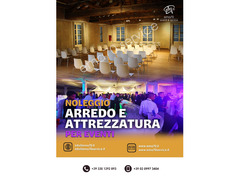 NOLEGGIO ARREDI E ATTREZZATURE - PER EVENTI AZIENDALI - EVENTI PRIVATI - EVENTI PUBBLICI