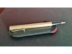 FENDOGRAPH  antica penna portamina  (1937), laminata oro, clip oro 18 Kr