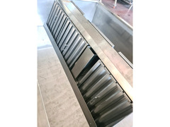 CAPPA INOX COMPLETA DI TUBI USATA