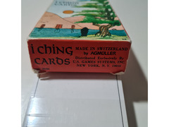 Vintage I Ching Cards AGMüller anni 1970 Divinazione Set senza monete, mazzo ancora cellofanato.
