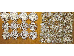 Vendo centrini lavorati al chiacchierino