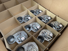 LOTTO 10 VENTOLE DI AREAZIONE PER CAMINI E STUFE