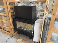 LOTTO 12 - Camini a pellet, camini a legna, stufe a pellet vecchia