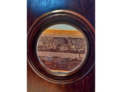 Grafoscopio  ingranditore  vintage  in legno,
