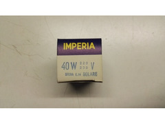 Lampadina E14-40W 230V Azzurra Solare Imperia A Sfera Diam. 45mm