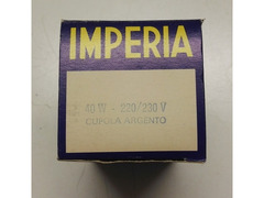 Lampadina E27 40W 230V  A Cupola Argento Imperia