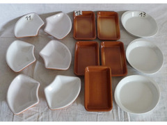 Coccio terracotta smaltata tegame coppa brocca piatto