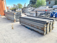 SPALLE E CORRENTI X SCAFFALI PORTA PALLET USATE
