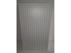 Pensile o base o Mobiletto in Laminato con disegnoa qudretti frontale Verde.