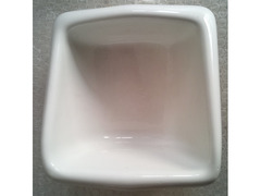 Portasapone Ceramica da incasso bianco