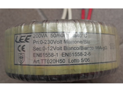 Trasformatore monofase 220 V primario- 12 V secondario da 500 VA