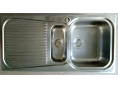 Lavello in acciaio inox a doppia vasca Jollynox