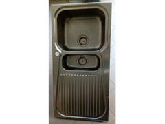 Lavello in acciaio inox a doppia vasca Jollynox