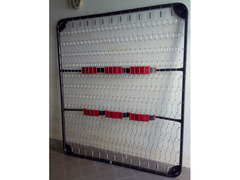 Rete Matrimoniale lunghezza 190 x larghezza 170 x altezza con piedi 30 cm.