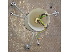 Lampadario 3 luci alogene da soffitto