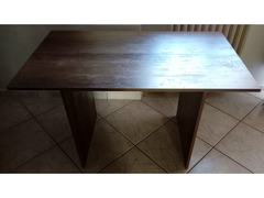Tavolo Consolle Scrivania estensibile Oplà effetto Rovere scuro
