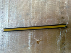 Tenda Veneziana marca Mottura misure 72 x 160 x 3 cm. Allumnio e stoffa Gialla completa