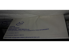 Letto Rete e Materasso della Bedding Italia larg.110 x lung.190 cm