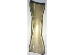 Cremonese Maniglia per Finestra a Farfalla in Ottone al naturale, stile Vintage,