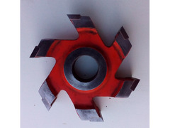 Fresa x legno e altri materiali Toupie Ø albero 20mm. larghezza 8, 6 cm. x altezza 16 mm. inclinazio